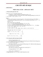 Chuyên đề đại số