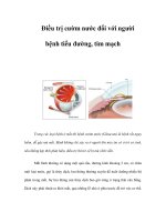 Điều trị cườm nước đối với người bệnh tiểu đường, tim mạch ppsx