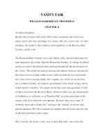 LUYỆN ĐỌC TIẾNG ANH QUA TÁC PHẨM VĂN HỌC-VANITY FAIR -WILLIAM MAKERPEACE THACKERAY -CHAPTER 11 doc