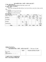 Kiểm tra 45'''' đại số 7