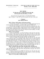 Quy định về dạy, học và đánh giá môn GDQP