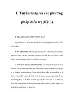 U Tuyến Giáp và các phương pháp điều trị (Kỳ 3) ppsx
