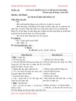 giáo án tổng hợp lớp 3