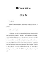 Hở van hai lá (Kỳ 3) pot