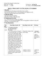 Bài: tính chất và ứng dụng của hiđro