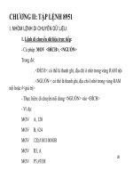 Tài Liệu Hướng Dẫn Vi Điều Khiển