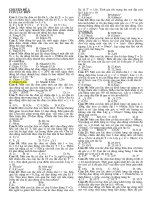 Trắc nghiệm con lắc đơn 1