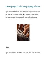 Khởi nghiệp từ nền công nghiệp số hóa pptx