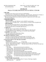 KÊ HOẠCH TRẠI VÀ VĂN NGHỆ KỈ NIỆM 26 THÁNG 3