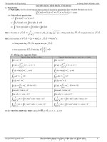 Tổng hợp Lý thuyết và bài tập TP thường gặp