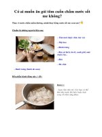 Có ai muốn ăn gỏi tôm cuốn chấm nước sốt me không? doc