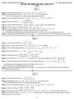 Bộ đề ôn tập giữa HKII - Toán 10 (chuẩn)