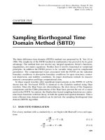 Wavelets trong Electromagnetics và mô hình thiết bị P5 ppsx