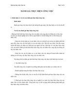 đánh giá thực hiện công việc