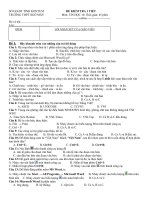 Đề KT 1 tiết chương 3