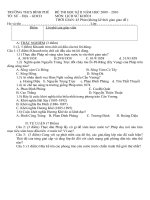 ĐỀ THI SỬ 8 HK II