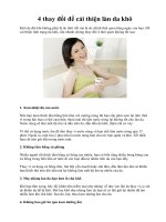 4 thay đổi để cải thiện làn da khô ppt