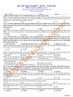 đề thi thử đại học - môn vật lý số (39)