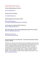 Website dành cho phụ nữ Việt Nam part 1 docx
