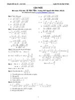 Chuyên đề đại số căn thức doc
