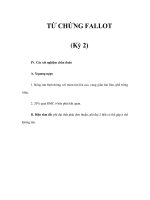 TỨ CHỨNG FALLOT (Kỳ 2) pot