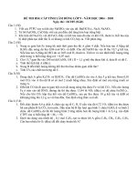 đề thi HSG hóa 9 08- 09