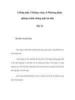 Chóng mặt, Choáng váng và Phương pháp phòng tránh chóng mặt tại nhà (Kỳ 2) pps