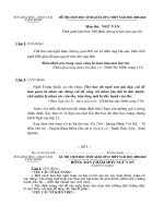 Đề và ĐA thi HSG Văn 12 Thái Bình 2009