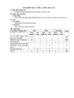 Kiểm tra 45'''' Địa lí 6