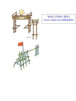 Hình vẽ mẫu cổng trại 26 thảng
