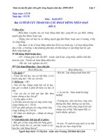 giáo án GV giỏi lớp 4