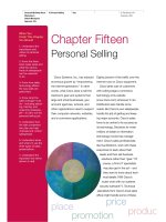 Basic Marketing: A Global−Managerial Approach Chapter 15 doc