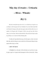 Mày đay (Urtcaire – Urticaria – Hives - Wheals) (Kỳ 1) pdf