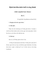 Bệnh tim bẩm sinh ở tuổi trưởng thành (Adult congenital heart disease) (Kỳ 3) pps