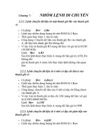 Tổng quan về vi điều khiển, chương 7 doc