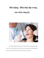 Hôi miệng - Biểu hiện đặc trưng của viêm răng lợi pps