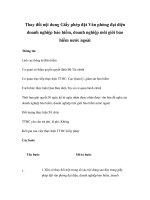 Thay đổi nội dung Giấy phép đặt Văn phòng đại diện doanh nghiệp bảo hiểm, doanh nghiệp môi giới bảo hiểm nước ngoài doc