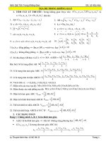 ly thuyet & cac dang bai tap trong kgian