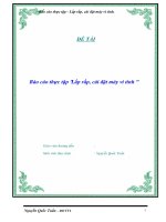 Báo cáo thực tập 