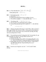 Đề ôn tập lớp 9