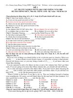 Đề Tốt nghiệp THPT 12cb