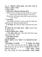 Lịch sử lớp 8 Bài 20 doc