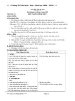 Giáo án lớp 4 từng tuần