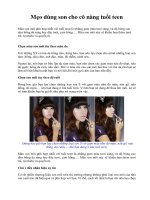 Mẹo dùng son cho cô nàng tuổi teen pdf