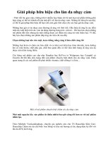 Giải pháp hữu hiệu cho làn da nhạy cảm ppt