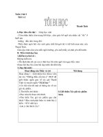 Giao an Toi di hoc cua Thanh Tinh