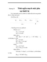 thiết kế hệ thống điện cho xí nghiệp, chương 15 pptx