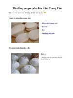 Đèn lồng cuppy cake đón Rằm Trung Thu ppt