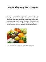 Mẹo ăn uống trong điều trị ung thư ppsx