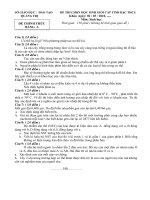 Đề HSG Sinh 9 - Quảng Trị ( 2010 )